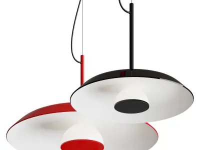 Oluce IRIDE Hanging lamp 3D model