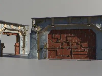 Gates 3D model