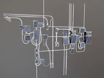 Small Electrical Box Collection  - 4K PBR Game Ready Low-poly 3D model