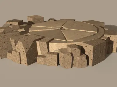 Diriyah Arena 3D model