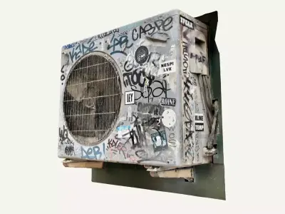 Urban Ventilation Unit Photogrammetry 3D model