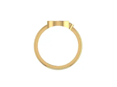 - Old English font ring E 3D print model