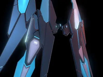 Robot Wings Low-poly 3D model shop