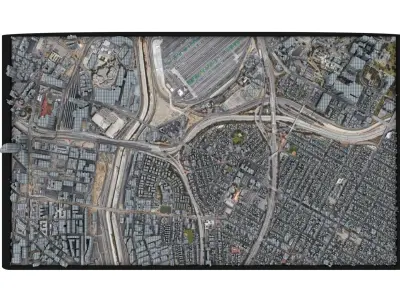 City of Los Angeles 3D model