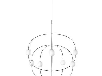 AXIA ceiling lamp by LODES 3D model