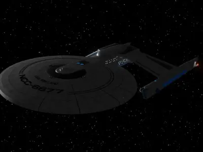 Shogun Class Light Cruiser 3D model