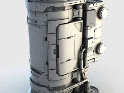Sci-Fi Elements 3D model