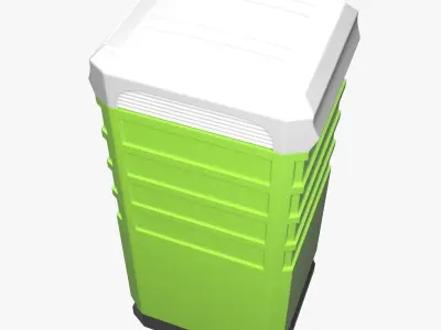 Portable Toilet 3D model