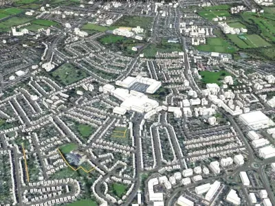 Cityscape Oxford United Kingdom 3D model