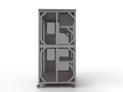 MaxxPet Large cat cage PETSITE Cat House Outdoor 3D model