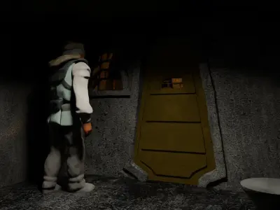 Jabbas Throne Room - Set 7EF - Prison Area 1-18 scale 3D print model