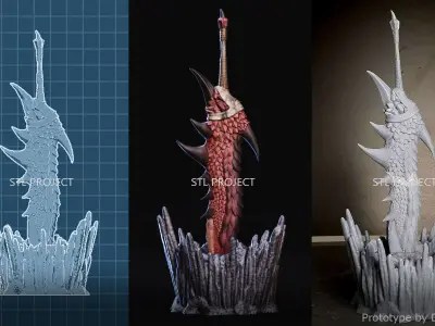 Dragon Girl 3D print model