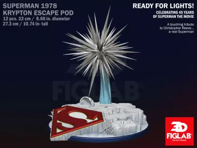 SUPERMAN THE MOVIE - KRYPTON ESCAPE POD 3D model