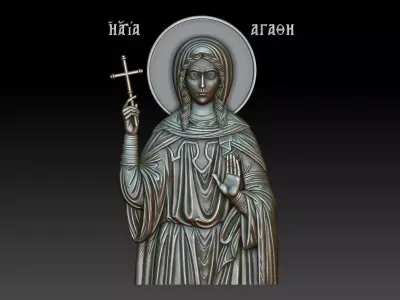 Saint Agatha of Sicily 3D print model