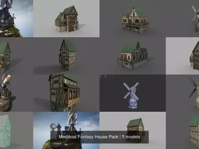 Medieval Fantasy House Pack