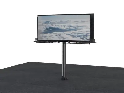 Billboard 3D Model  Free 3D model