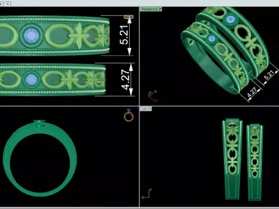 WEDDING RING 3D print model