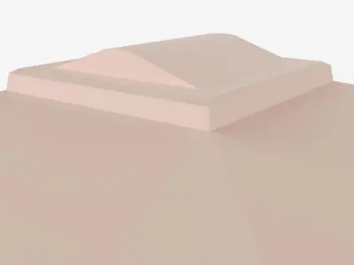 Roman Tent 3x3 Meters 3D model