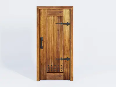 Spanish Door Classic  Low-poly 3D model