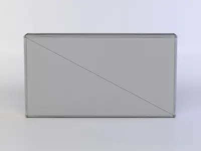 Wall fragment Low-poly 3D model