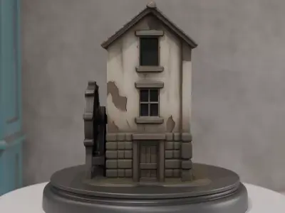 old mill  3D print model