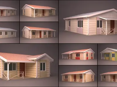 HOME COLLECTION 5 house 3D model