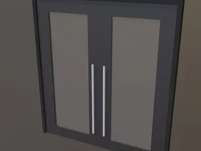 Residential door set 3D Model Pack