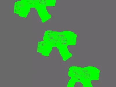 Patriotic Knights Eagle Retro Nailer Pistol 3D print model