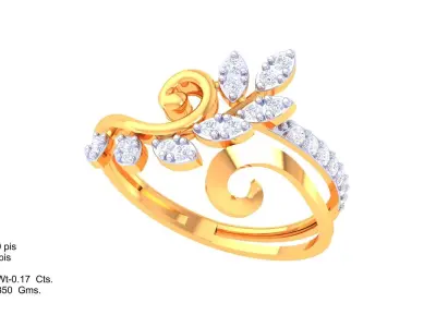 Women Ring MTL 3dm STL OBJ FBX Details 3D print model buy