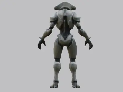alien armor suit 3D model