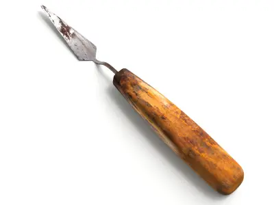 Spatula Old 3D model