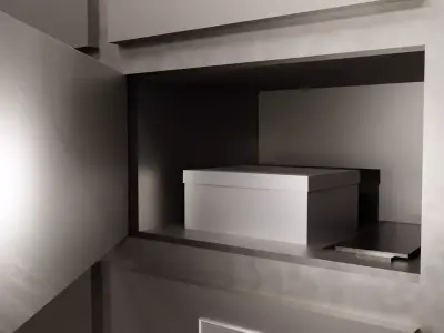 Bank Vault Low-poly 3D model