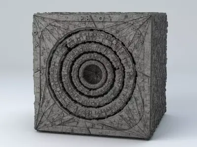 Sci-Fi Shapes The Keeper of the Key 3D model