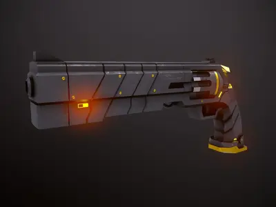 Sci-Fi Relover Low-poly 3D model
