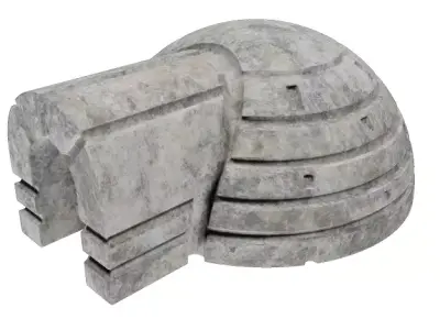 Classic Stone Igloo Low-poly 3D model