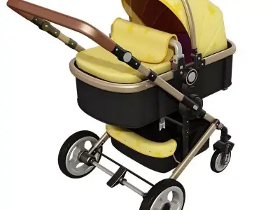 Baby Stroller 3D model