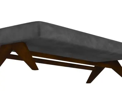 Pierre Jeanneret Daybed 3D model