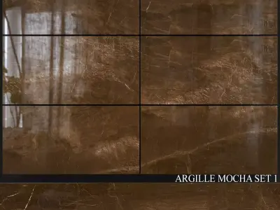 Decovita Argille Mocha 600x1200 Set 1 3D model