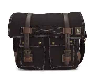 Haversack Bag Low Poly VR Ready 3D Model  Low-poly 3D model