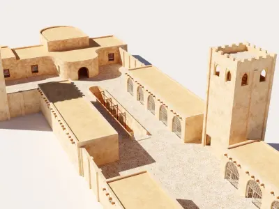 ancient prison 3D model