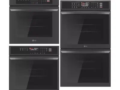 LG oven collection 3D model