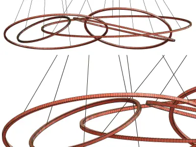 OvaL Rings Collection 3D model