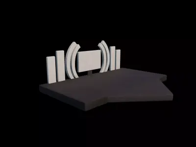 event stage design 3D model