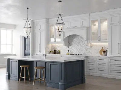 Classic kitchen 8 3D model