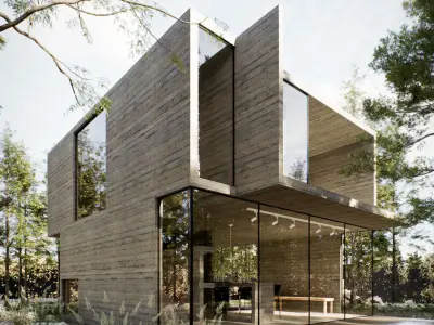 H3 House by Luciano Kruk 3D model