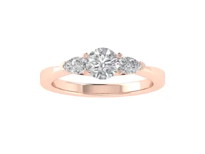 Women Ring  Render 3dm STL OBJ FBX TXT Details 3D print model 19