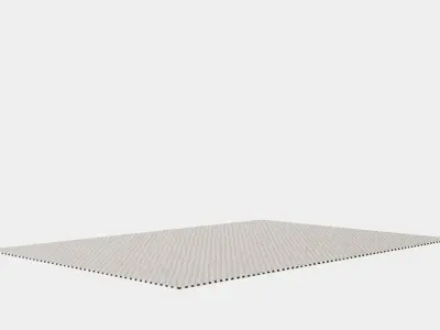 Cotton Rug Low-poly 3D model