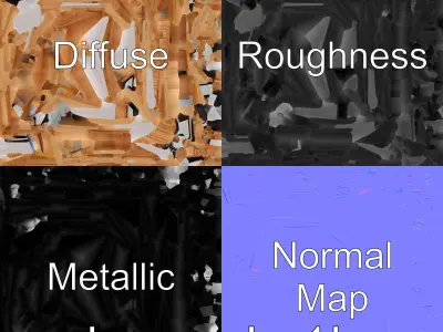 A-frame Glamping Cabin with Triangular Roof model pack Low-poly 3D model