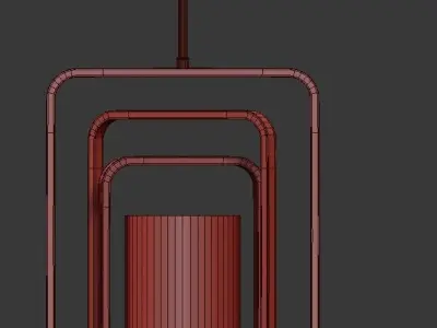 Rubi Hanging Lamp by Romatti 3D model