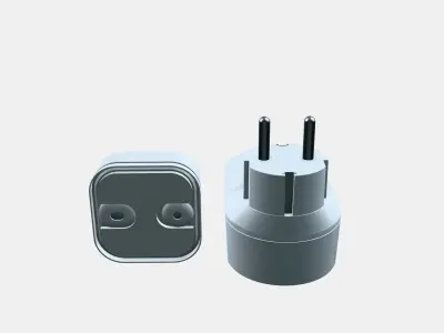TRADFRI Control outlet kit Low-poly 3D model
